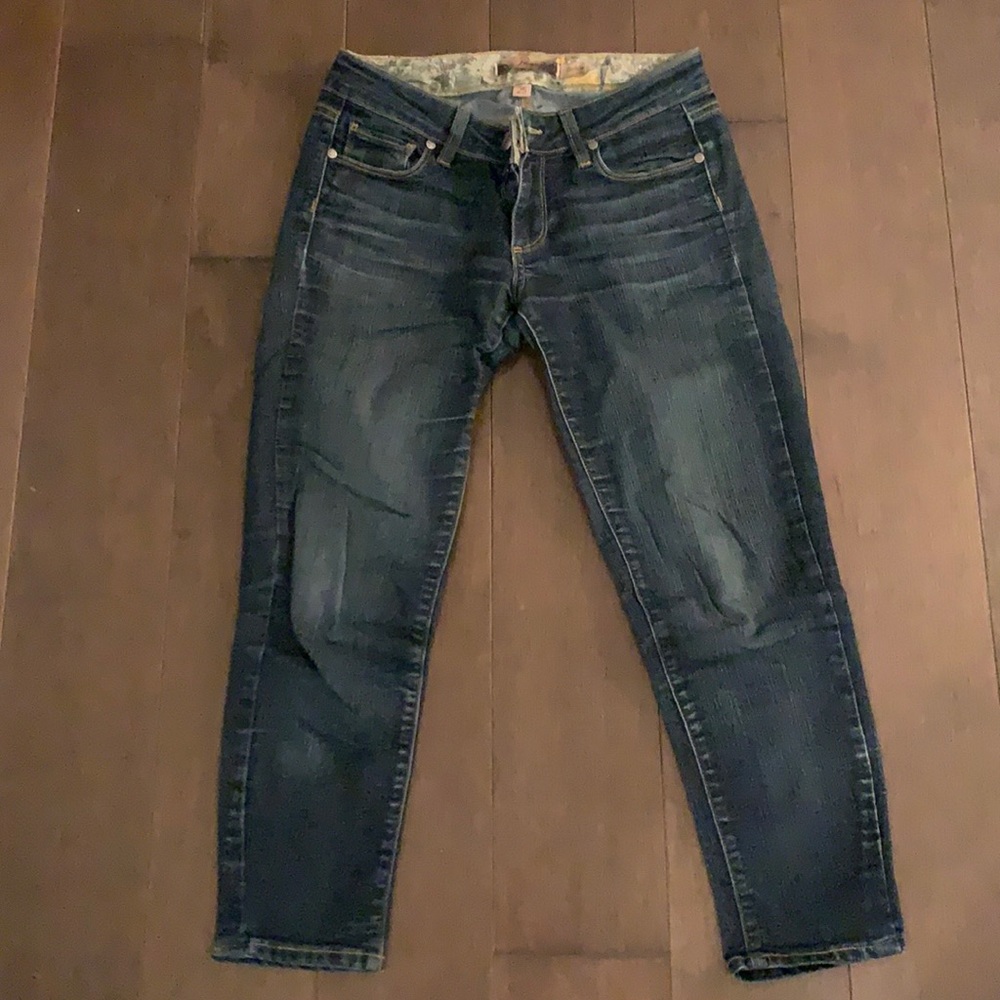 Paige Roxbury skinny crop jeans